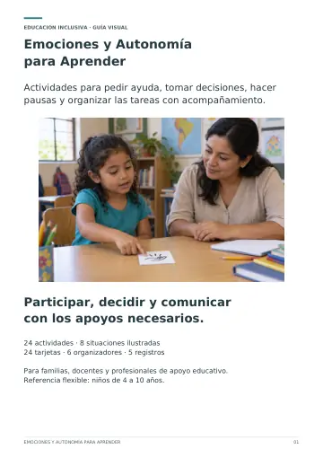 Portada de Emociones y Autonomía para Aprender