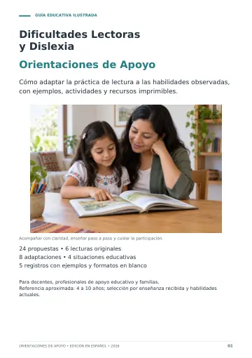 Portada de Dificultades Lectoras y Dislexia