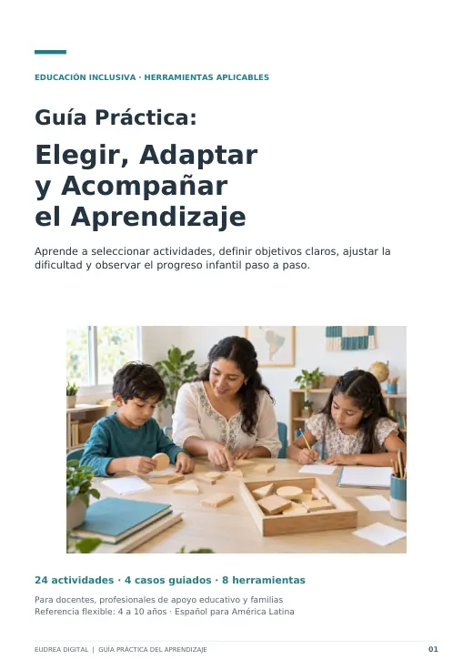 Portada de la Guía Práctica: Elegir, Adaptar y Acompañar el Aprendizaje
